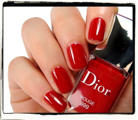 dior vernis gel shine nail lacquer|Dior rouge 999 nail polish.